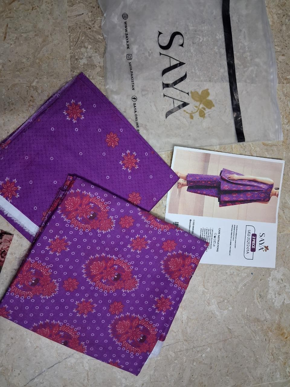 SAFINA ALLOVER LAWN 2PC Summer Collection *PRINTED LAWN SERIES’ 25 * 2 Piece Suit Vol-5