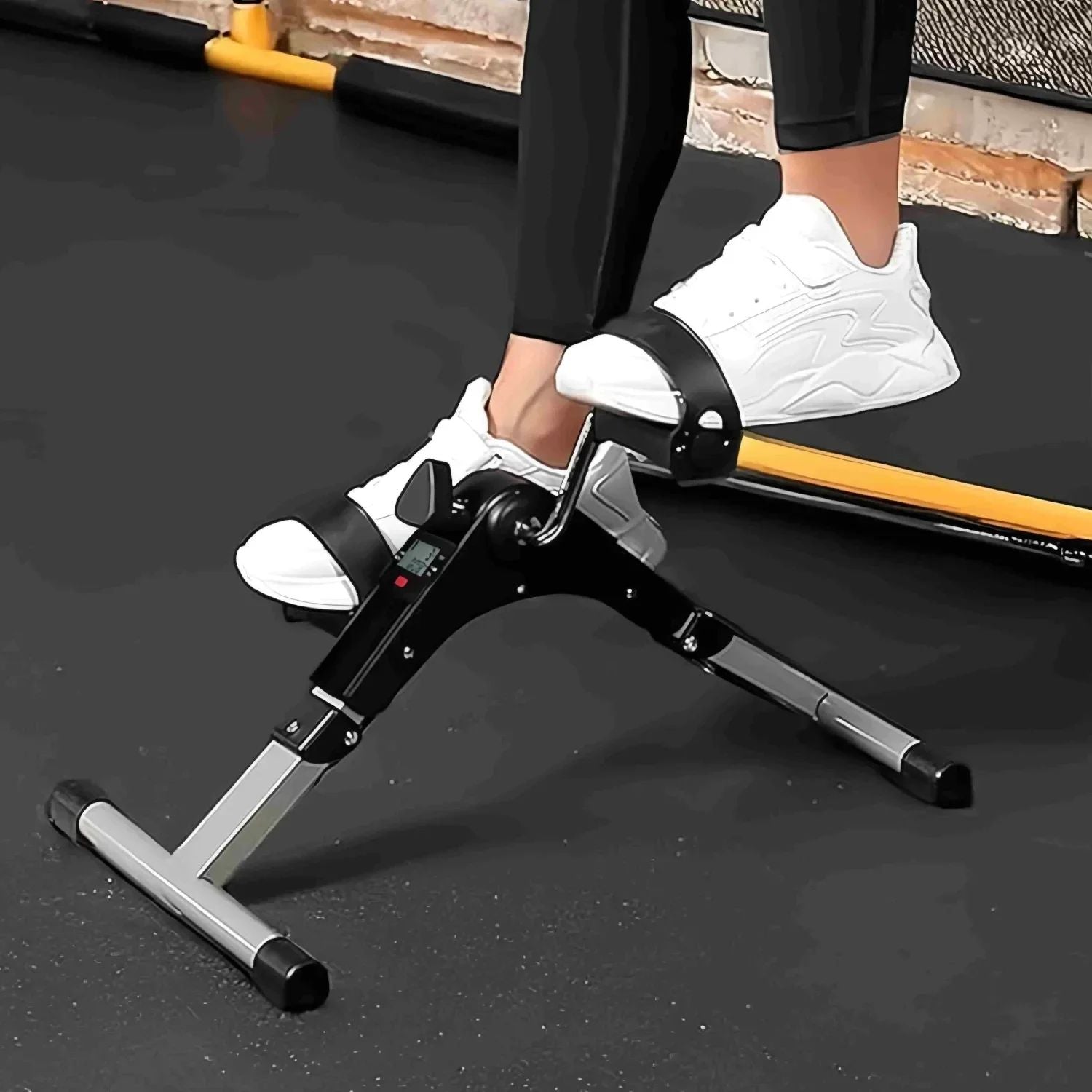 Mini Pedal Exerciser – Portable Arm & Leg Stepper Bike – Indoor Cycling Fitness Machine for Home & Office Workout