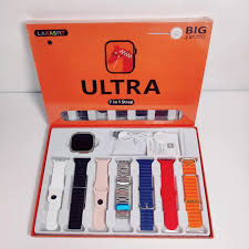 7 in 1 Smart Watch - 7 Straps Smart watch Ultra watch 8 for Gift - 7in1 Smart watch for Boys - 7 in 1 Ultra Smart watch for Girls - Ultra 7 in 1 strap - Smart watch with 7 straps - Smart watch 7 in 1 - Ultra Smart watch 7 straps - Smartwatch Ultra 8 watch