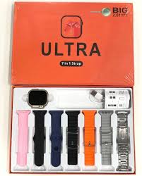 7 in 1 Smart Watch - 7 Straps Smart watch Ultra watch 8 for Gift - 7in1 Smart watch for Boys - 7 in 1 Ultra Smart watch for Girls - Ultra 7 in 1 strap - Smart watch with 7 straps - Smart watch 7 in 1 - Ultra Smart watch 7 straps - Smartwatch Ultra 8 watch